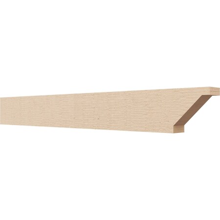 Ekena Millwork 2in. W x 4in. H x 32in. L Burlington Woodgrain TimberThane Rafter Tail, Primed Tan RFTUR02X04X32BURRCPR